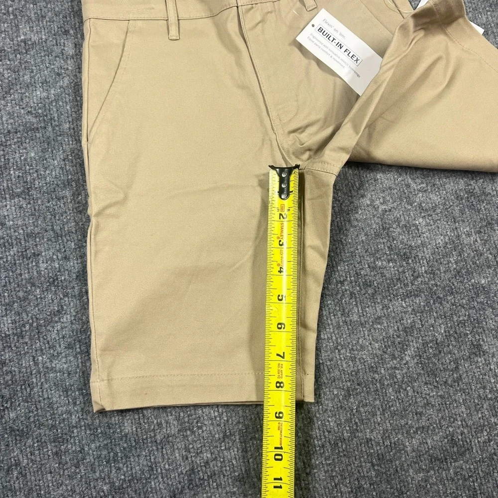 Old Navy Built in Flex Chino Shorts‎ Kids 8 Beige Stretch Mid Rise Lot of 2